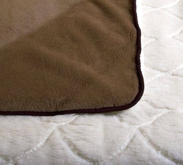 Kołdra z wełny Camel Ciemny + Kaszmir Soffiato 140x200
