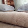 0354 Pościel z wełny Alpaki Alpina Camel Jasny 240x200 + Podkład wełniany