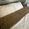 0478 Pościel z wełny Camel Ciemny + Kaszmir Wytłaczany 180x200 stan magazynowy 3 sztuki