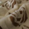 0514 Pościel z wełny Camel Jasny + Kaszmir Róża Brąz 160x200