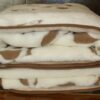 0515 Pościel z wełny Camel Jasny + Kaszmir Róża Brąz 160x200