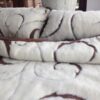0526 Pościel z wełny Camel Ciemny + Kaszmir Luna 180x200