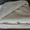 Pościel z wełny Camel Jasny + Merynos Benjamin Brąz 200x200 + Materac wełniany
