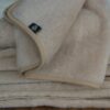 Koc wełniany Camel z wełny wielbłądziej CAPPUCCINO 160x200