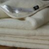 Koc wełniany Kaszmir White 160x200