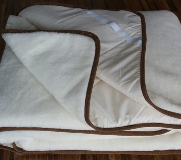 Podkład z wełny Kaszmir Lux Brown  90x200