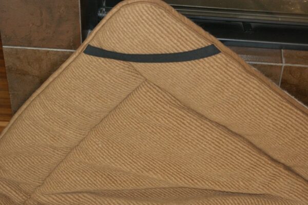 Materac z wełny Camel Ciemny + Camel Jasny Peruggiano 140x200