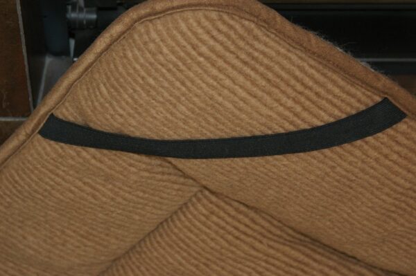 Materac z wełny Camel Ciemny + Camel Jasny Peruggiano 140x200