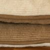 Materac z wełny Camel Ciemny + Camel Jasny Peruggiano 140x200
