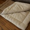 Materac z wełny Camel Ciemny + Camel Jasny Peruggiano 140x200