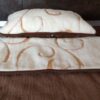 1063 Pościel z wełny Camel Ciemny Kaszmir Gold 140x200 + Podkład wełniany