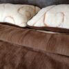 1235 Pościel z wełny Camel Ciemny Kaszmir Gold 160x200 + Podkład wełniany