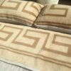 Pościel z wełny Alpaki Silver Camel Greka 160x200 + Materac wełniany