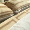 Pościel z wełny Alpaki Silver Camel Greka 160x200 + Materac wełniany