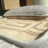 Pościel z wełny Alpaki Silver Camel Greka 140x200 + Materac wełniany