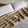 13 Pościel z wełny Alpaki Alpina Camel Greka 160x200 + Materac wełniany