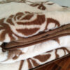 Pościel wełniana Camel z wełny wielbłądziej Ciemny Tulipan 140x200 + Materac wełniany