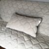 Pościel z wełny Alpaki Silver Caro + Alpaka Gładka 140x200 + Podkład wełniany
