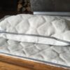 Pościel z wełny Alpaki Silver Caro + Alpaka Gładka 140x200 + Podkład wełniany