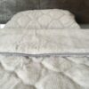 Pościel z wełny Alpaki Silver Caro + Alpaka Gładka 140x200 + Podkład wełniany