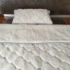 Pościel z wełny Alpaki Silver Caro + Alpaka Gładka 140x200 + Podkład wełniany