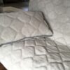 Pościel z wełny Alpaki Silver Caro + Alpaka Gładka 140x200 + Podkład wełniany