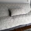 Pościel z wełny Alpaki Silver Caro + Alpaka Gładka 140x200 + Podkład wełniany
