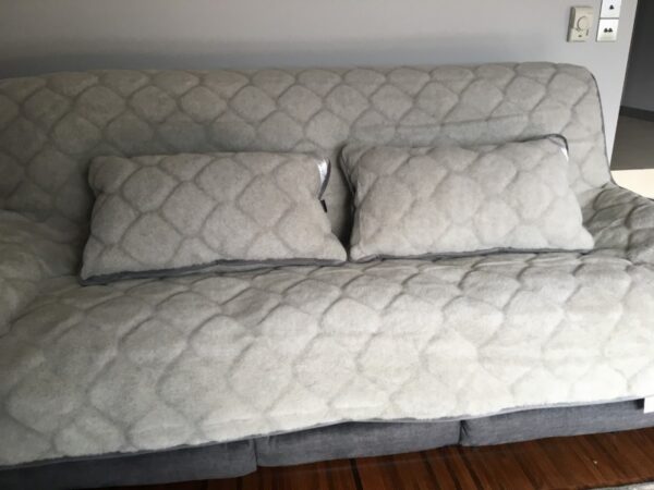 10 Pościel z wełny Alpaki Silver Caro + Alpaka Gładka 200x200