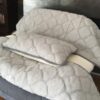 16 Pościel z wełny Alpaki Silver Caro Kaszmir Gładki 140x200 + Materac wełniany