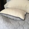 19 Pościel z wełny Alpaki Silver Caro Kaszmir Gładki 140x200 + Materac wełniany