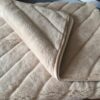 Koc wełniany Camel z wełny wielbłądziej JASNY PASY 200x200
