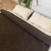 Posciel_Merynos_Dziki_Braz_Kaszmir_Caro_160x200_3 FV-K_Pościel z wełny Merynos Syberia Dziki Brąz + Kaszmir Caro 160x200