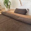 Pościel z wełny Merynos Syberia Dziki Brąz + Camel Ciemny 140x200 + Materac wełniany