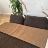Posciel_Merynos_Dziki_Braz_Camel_Ciemny_160x200_31 Pościel z wełny Merynos Syberia Dziki Brąz + Camel Ciemny 180x200 + Podkład wełniany