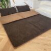 Posciel_Merynos_Dziki_Braz_Camel_Ciemny_160x200_39 Pościel z wełny Merynos Syberia Dziki Brąz + Camel Ciemny 180x200 + Podkład wełniany