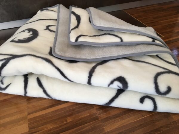 Kołdra z wełny Alpaki Silver + Kaszmir Orientalny 160x200