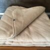 Kołdra wełniana Camel z wełny wielbłądziej Pasy 220x200