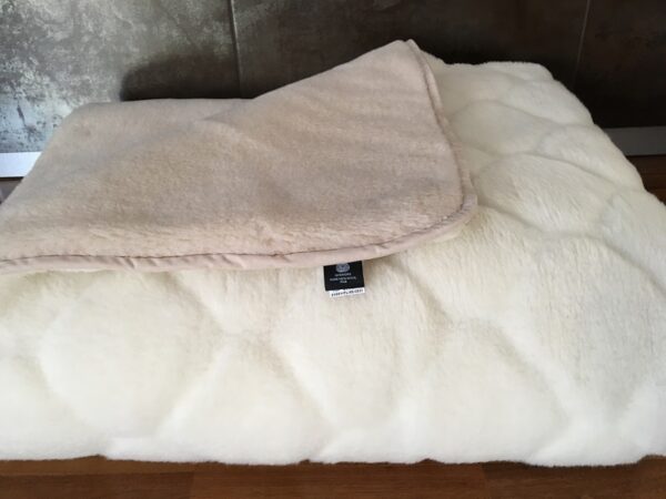 Kołdra z wełny Camel Jasny + Kaszmir Caro 200x200 stan magazynowy 1 sztuka