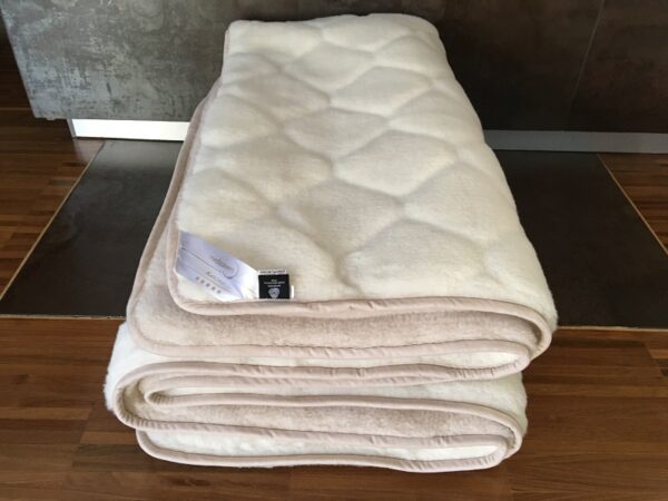 Kołdra z wełny Camel Jasny + Kaszmir Caro 200x200 stan magazynowy 1 sztuka