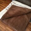 Kołdra z wełny Camel Ciemny + Merynos Tumbler Greka 200x200