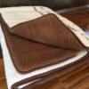 Kołdra z wełny Camel Ciemny + Merynos Tumbler Greka 200x200