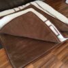 Kołdra z wełny Camel Ciemny + Merynos Tumbler Greka 200x200