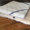 Materac z wełny Alpaki Silver Caro + Camel Jasny 100x200