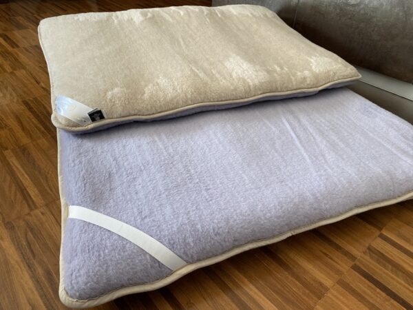 Materac z wełny Alpaki Alpina + Camel Jasny 160x200