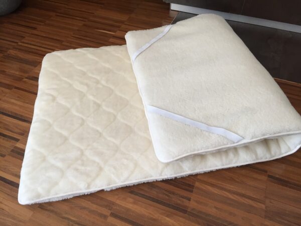 Materac z wełny Merynos Tumbler + Kaszmir Caro 180x200