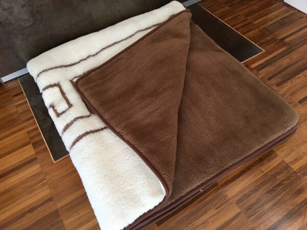 Posciel-Merynos-Greka-Camel-Ciemny-140x200-56 Pościel z wełny Camel Ciemny + Merynos Tumbler Greka 140x200