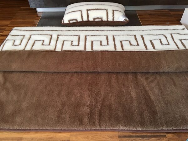 Posciel-Merynos-Greka-Camel-Ciemny-140x200-68 Pościel z wełny Camel Ciemny + Merynos Tumbler Greka 140x200
