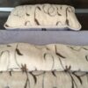 Pościel z wełny Alpaki Alpina Camel Rampicanti 140x200 + Materac wełniany