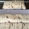 Pościel z wełny Alpaki Alpina Camel Rampicanti 140x200 + Materac wełniany