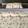 Pościel z wełny Alpaki Alpina Camel Rampicanti 140x200 + Materac wełniany